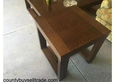 Coffe table and end table